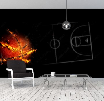 Bild på Basketball banner with copy space